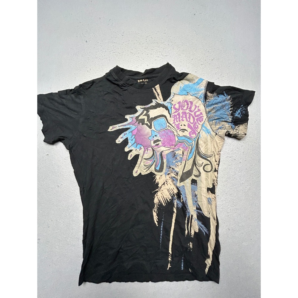 Deeper Shades of Soul T Shirt Cotton Black Graphic Small Mens